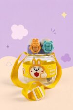 قمقمه دور سیلیکونی بند دار طرح خرگوش SUPER RABBIT کد 8005 - Image 4