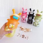 قمقمه بند دار طرح خرگوش Smile کد 8007