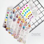 ست 4 عددی کارت رنگ آمیزی آبرنگی و جاسوییچی Aimi طرح انیمیشن کد ZC-TT01 - Image 2