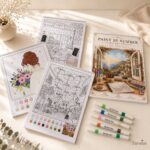 دفتر رنگ آمیزی با اعداد PAINT BY NUMBER طرح ساکورا - Image 2