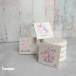 استیک نوت مربعی 7.5 * 7.5 طرح یونیکورن و گربه