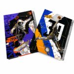 دفتر جلد سخت استیکر دار 100 برگ STUDENT NOTEBOOK سری فوتبالیست - Image 8
