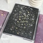 دفتر جلد سخت استیکر دار 100 برگ STUDENT NOTEBOOK هولوگرامی سری گلکسی - Image 9