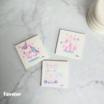 استیک نوت مربعی 7.5 * 7.5 طرح یونیکورن و گربه - Image 3