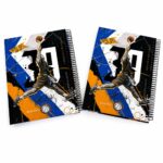 دفتر جلد سخت استیکر دار 100 برگ STUDENT NOTEBOOK سری فوتبالیست - Image 7