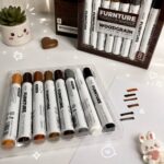 ست 8 رنگ ماژیک لکه گیر چوب SHU CAL سری WOODGRAIN کد 6613_1 - Image 2