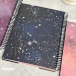 دفتر جلد سخت استیکر دار 100 برگ STUDENT NOTEBOOK هولوگرامی سری گلکسی - Image 7
