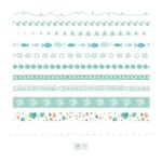 ست 10 عددی چسب واشی MASKING TAPE سری SIMPLE COLOR کد 211015 - Image 10