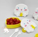 ظرف غذای دو طبقه YaSHenG طرح سینامرول Cinnamoroll کد S1198 - Image 3