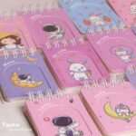 دفترچه یادداشت سیمی دوجلده پیتیکو سری Snow Flake کد 212 - Image 2