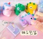 ست پاک کن و مداد تراش سیلیکونی طرح دایناسور Happy Dino کد 3811 - Image 4