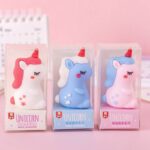 ست پاک کن و مداد تراش سیلیکونی طرح یونیکورن UNICORN BACKGROUND کد 3810 - Image 5