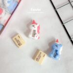 ست پاک کن و مداد تراش سیلیکونی طرح یونیکورن UNICORN BACKGROUND کد 3810 - Image 3
