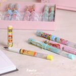 ست مداد بی نهایت آکواریومی و پاک کن طرح سوپر ماریو و پرنسس