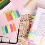 ست 5 رنگ استیک نوت ایندکس شفاف طرح فلش