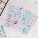 ست استیک نوت طرح گربه SWEET SUMMER کد N1605 - Image 2