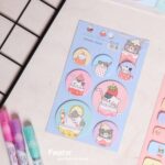 ست استیک نوت طرح گربه SWEET SUMMER کد N1605 - Image 5