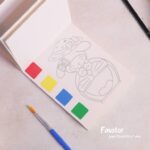 دفترچه رنگ آمیزی آبرنگی Watercolor Edition طرح ملودی کد SC8012-02 - Image 6