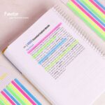 ست ایندکس و هایلایتر استیک نوتی بلند sticky strips - Image 9