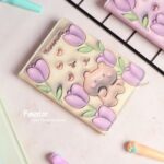 دفترچه جلد ‌پفکی Weibo طرح خرس و خرگوش flowers کد WB-95564-3 - Image 5