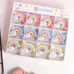 پاک کن 3D طرح ابر و رنگین کمان کد 1112 - Image 6