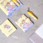 ست دفترچه و مینی خودکار طرح فضانورد کیوت سایز کوچک کد E-005 - Image 3
