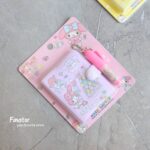 ست دفترچه و مینی خودکار طرح کرومی و Sanrio سایز کوچک کد E-005 - Image 5