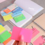 استیک نوت شفاف رنگی ساده HeYuTian سایز 7.5 * 5 - Image 2