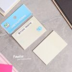 استیک نوت شفاف رنگی ساده HeYuTian سایز 7.5 * 5 - Image 6