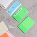 استیک نوت شفاف رنگی ساده HeYuTian سایز 7.5 * 5 - Image 7