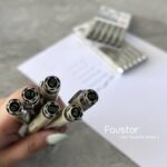 ست 6 عددی روان نویس نوک نمدی حرفه ای JiMiao سری SMOOTH FINE POINT کد 6571 - Image 2