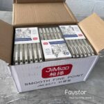 ست 6 عددی روان نویس نوک نمدی حرفه ای JiMiao سری SMOOTH FINE POINT کد 6571 - Image 10