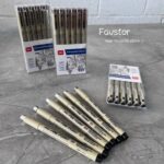 ست 6 عددی روان نویس نوک نمدی حرفه ای JiMiao سری SMOOTH FINE POINT کد 6571 - Image 4