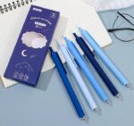 ست 5 عددی روان نویس کلیکی MOKA طرح ماه Collect moonlight کد MK-2873 - Image 6