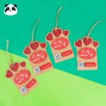 گیفت کارت بارکد دار پهن طرح یلدا مبارک - Image 2