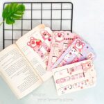 ست 6 عددی بوک مارک مگنتی طرح خرس و توت فرنگی Lotso کد 72304