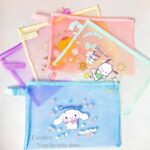 کاور زیپ دار توری A4 طرح کرومی و Sanrio - Image 2