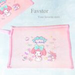 کاور زیپ دار توری A4 طرح کرومی و Sanrio - Image 4