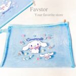 کاور زیپ دار توری A4 طرح کرومی و Sanrio - Image 5