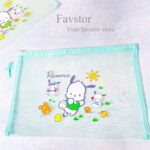 کاور زیپ دار توری A4 طرح کرومی و Sanrio - Image 6