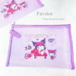 کاور زیپ دار توری A4 طرح کرومی و Sanrio - Image 7