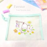 کاور زیپ دار توری A5 طرح کرومی و Sanrio - Image 3