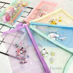 کاور زیپ دار توری B6 طرح کرومی و Sanrio - Image 2