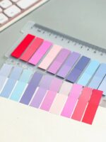 ست 10 رنگ ایندکس استیک نوتی و page marker خط‌ کش دار سری Color Note - Image 5