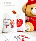 بگ هدیه پارچه ای طرح پسر ماه تولد