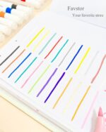 ست 12 عددی ماژیک اکرولیک دوسر TOCH LOVE سری super pen طرح یونیکورن کد BX-125 - Image 4