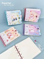 مینی کلاسور جلد شفاف طرح خرگوش CUTE BUNNY کد 7107 - Image 3