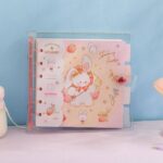 مینی کلاسور جلد شفاف طرح خرگوش CUTE BUNNY کد 7107 - Image 4