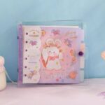 مینی کلاسور جلد شفاف طرح خرگوش CUTE BUNNY کد 7107 - Image 6