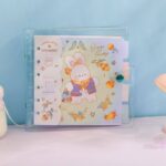 مینی کلاسور جلد شفاف طرح خرگوش CUTE BUNNY کد 7107 - Image 7